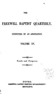 Tapa de The Freewill Baptist Quarterly