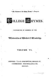 Tapa de College Rhymes
