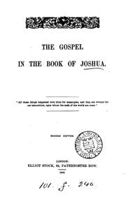 Tapa de The gospel in the book of Joshua