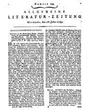 Tapa de Allgemeine Literatur-zeitung