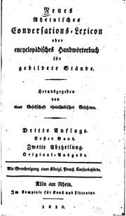 Tapa de Neues Rheinisches conversations-lexicon