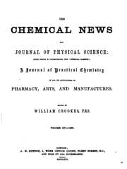 Tapa de The Chemical News and Journal of Industrial Science