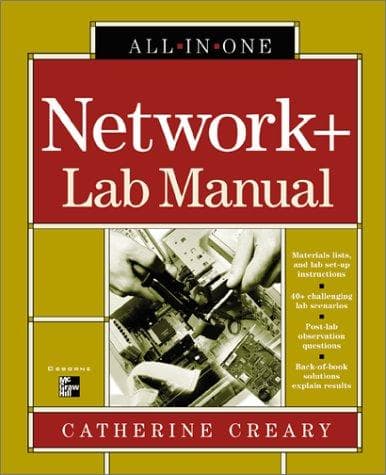 Tapa de Network+ all-in-one lab manual