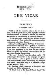 Tapa de The Vicar: A Novel