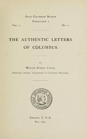 Tapa de The authentic letters of Columbus