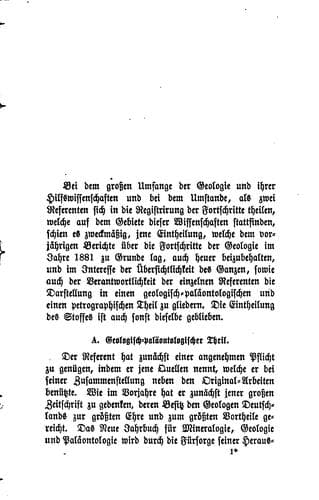 Tapa de Die Fortschritte der Geologie