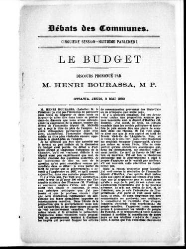 Tapa de Le budget