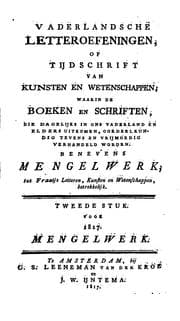 Tapa de Vaderlandsche letter-oefeningen