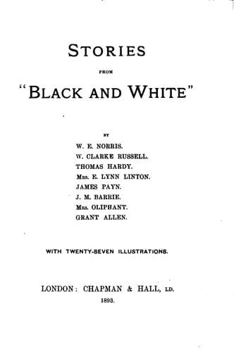Tapa de Stories from Black and White