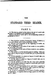 Tapa de The Standard Third Reader for Public and Private Schools: Containing Exercises in the Elementary ..