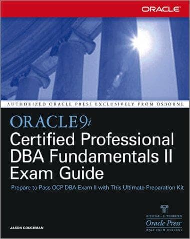 Tapa de OCP Oracle9i database