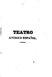 Tapa de Teatro antiguo español