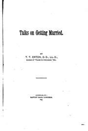 Tapa de Talks on Getting Married