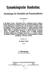 Tapa de Gynaekologische Rundschau: Zentralorgan für Geburtshilfe und Frauenkrankheiten..
