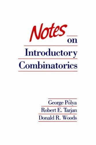 Tapa de Notes on introductory combinatorics
