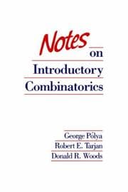 Tapa de Notes on introductory combinatorics