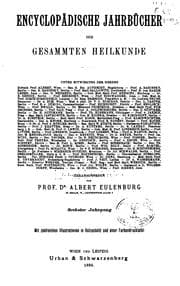 Tapa de Encyclopädische Jahrbücher der gesammten Heilkunde v. 4, 1894