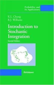 Tapa de Introduction to stochastic integration