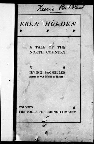 Tapa de Eben Holden