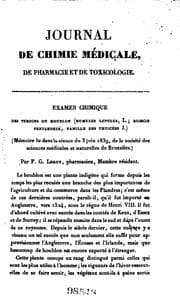 Tapa de Journal de chimie medicale, de pharmacie, de toxicologie. Series 2