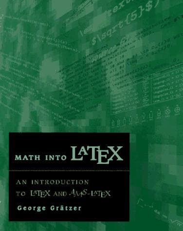 Tapa de Math into LATEX