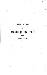 Tapa de Bulletin du bouquiniste