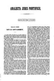 Tapa de Analecta juris pontificii.