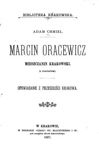Tapa de Biblioteka krakowska