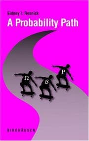 Tapa de A probability path