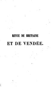 Tapa de Revue de Bretagne et de Vendée