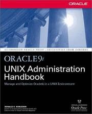 Tapa de Oracle9i UNIX administration handbook