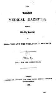 Tapa de The London Medical Gazette