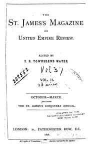 Tapa de The St. James's Magazine and United Empire Review