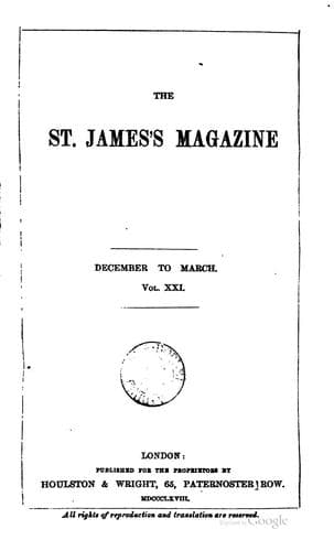 Tapa de St. James's Magazine