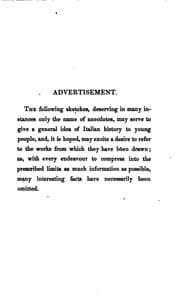 Tapa de Stories from the history of Italy: In a Connected Series, from the Invasion of Alaric to the ..