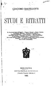 Tapa de Studi e ritratti