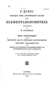 Tapa de Vorträge über ausgewählte Fragen der Elementargeometrie, ausgearbeiten von F ..