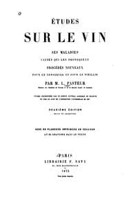 Tapa de Études sur le vin,.: ses maladies, causes qui les provoquent, procédés nouveaux pour le ..