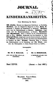 Tapa de Journal für Kinderkrankheiten