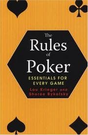Tapa de The rules of poker