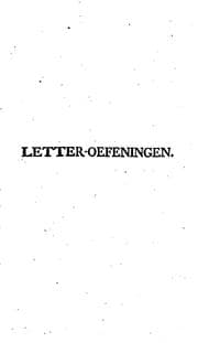Tapa de Vaderlandsche letter-oefeningen