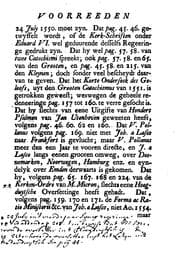 Tapa de Kort historisch verhaal, van den eersten oorsprong der Nederlandschen gereformeerden Kerken ...