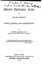 Tapa de Seven Historic Ages, Or, Talks about Kings, Queens, and Barbarians