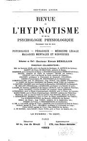Tapa de Revue de psychothérapie et de psychologie appliquée ...