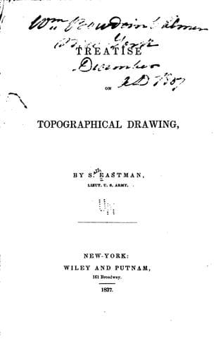 Tapa de Treatise on topographical drawing