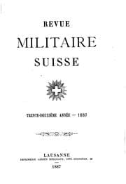 Tapa de Revue militaire suisse