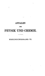Tapa de Annalen der Physik und Chemie