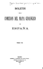 Tapa de Boletín geológico y minero