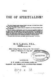 Tapa de The use of spiritualism?