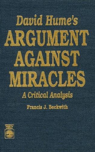 Tapa de David Hume's argument against miracles
